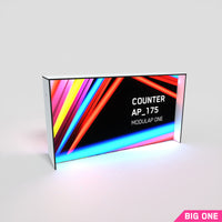 Der extra große LED-Messetresen Modulap Counter AP_175 für Messen und Live-Events
