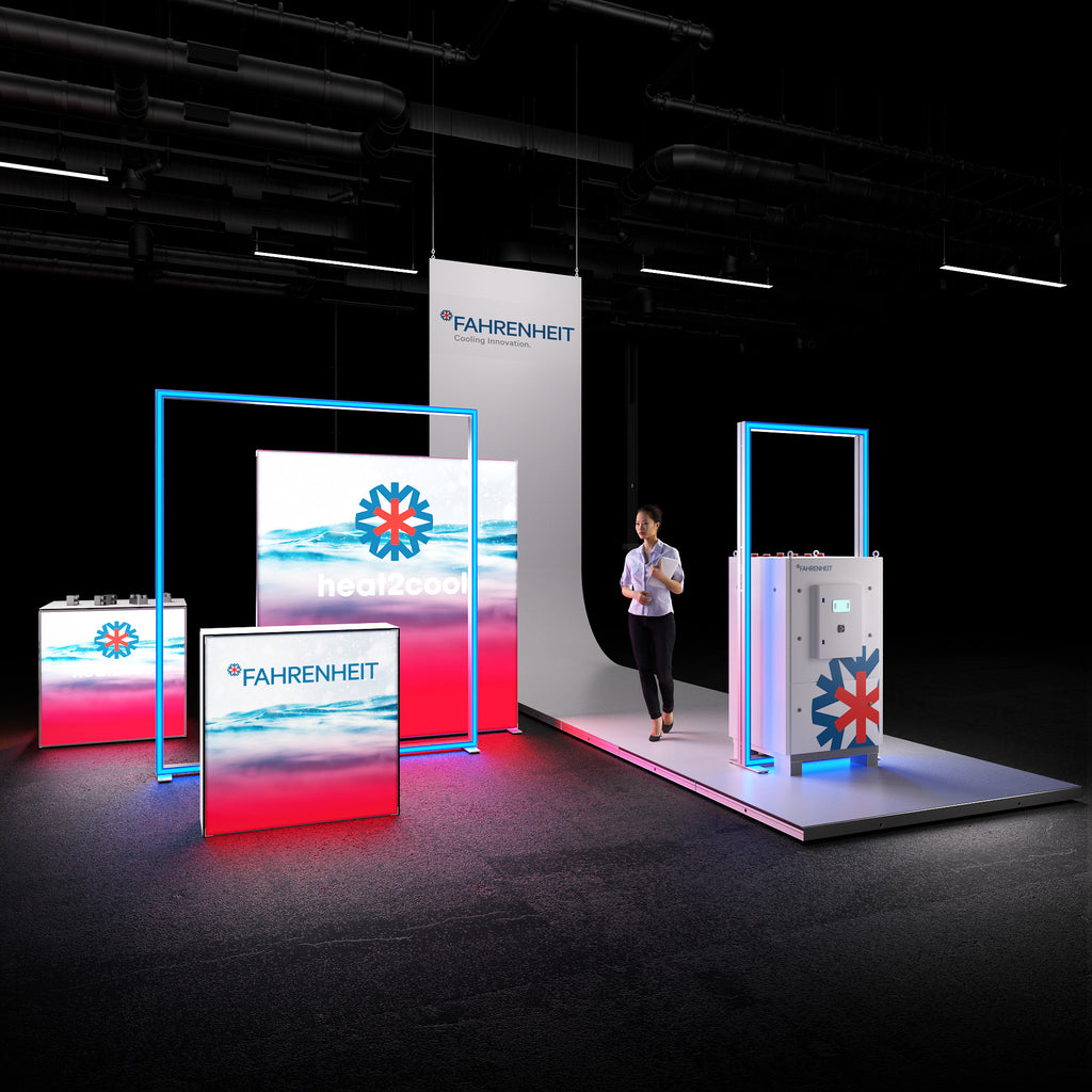 Hans trade show booth
