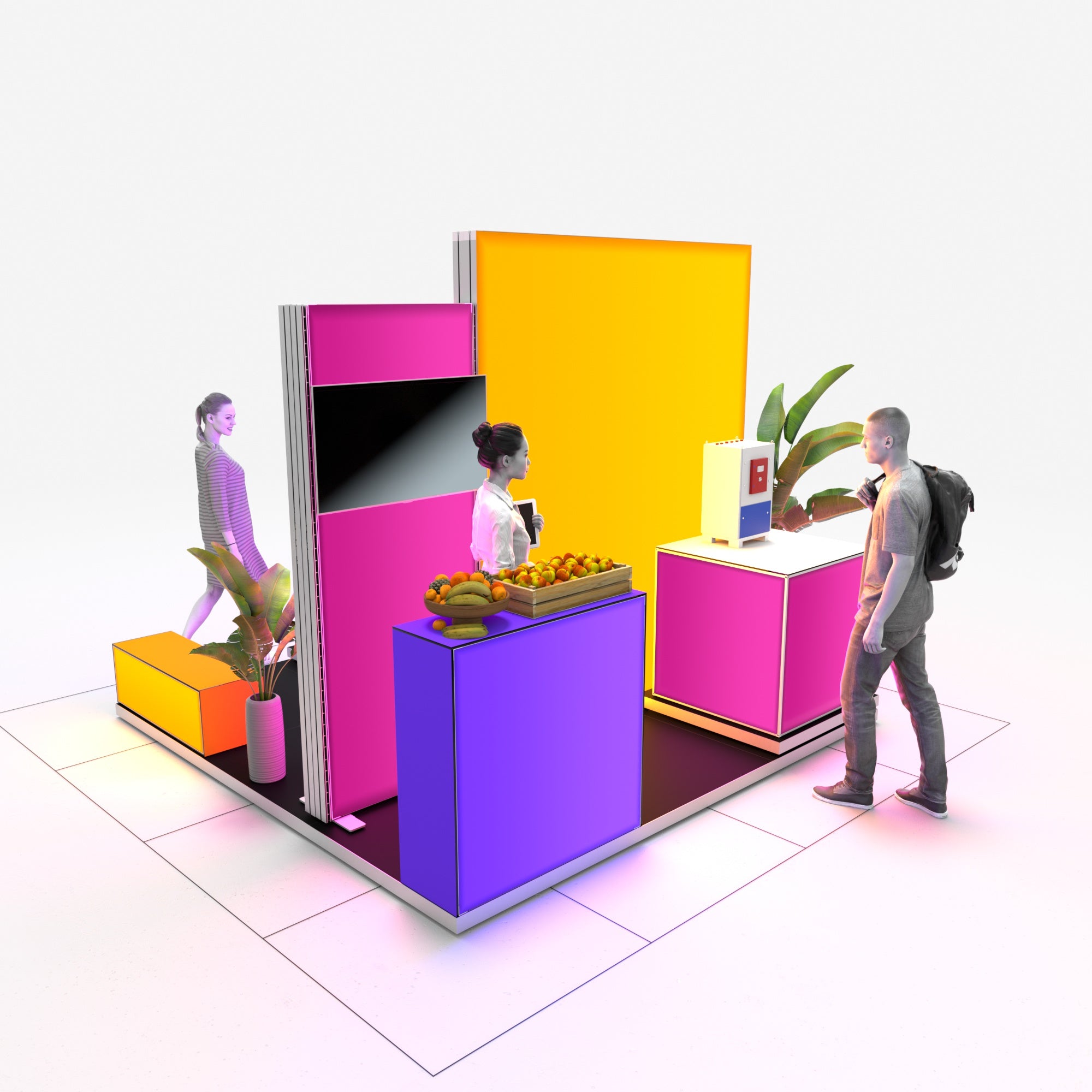 <strong>Messestand Liv</strong> | Inselstand