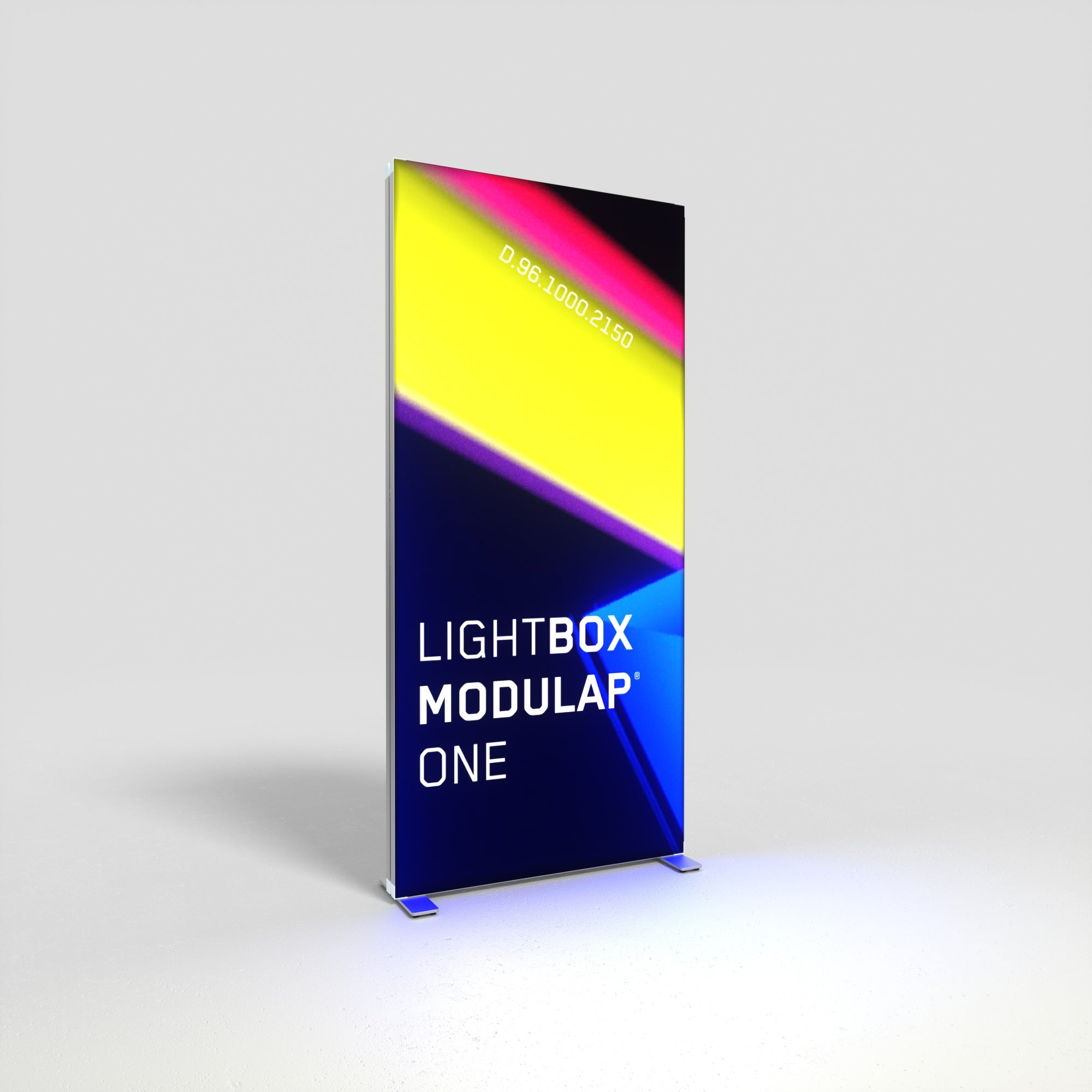 Die Leuchtwand Modulap Lightbox D schnell aufbaubar, leichter Transport, ohne Werkzeug
