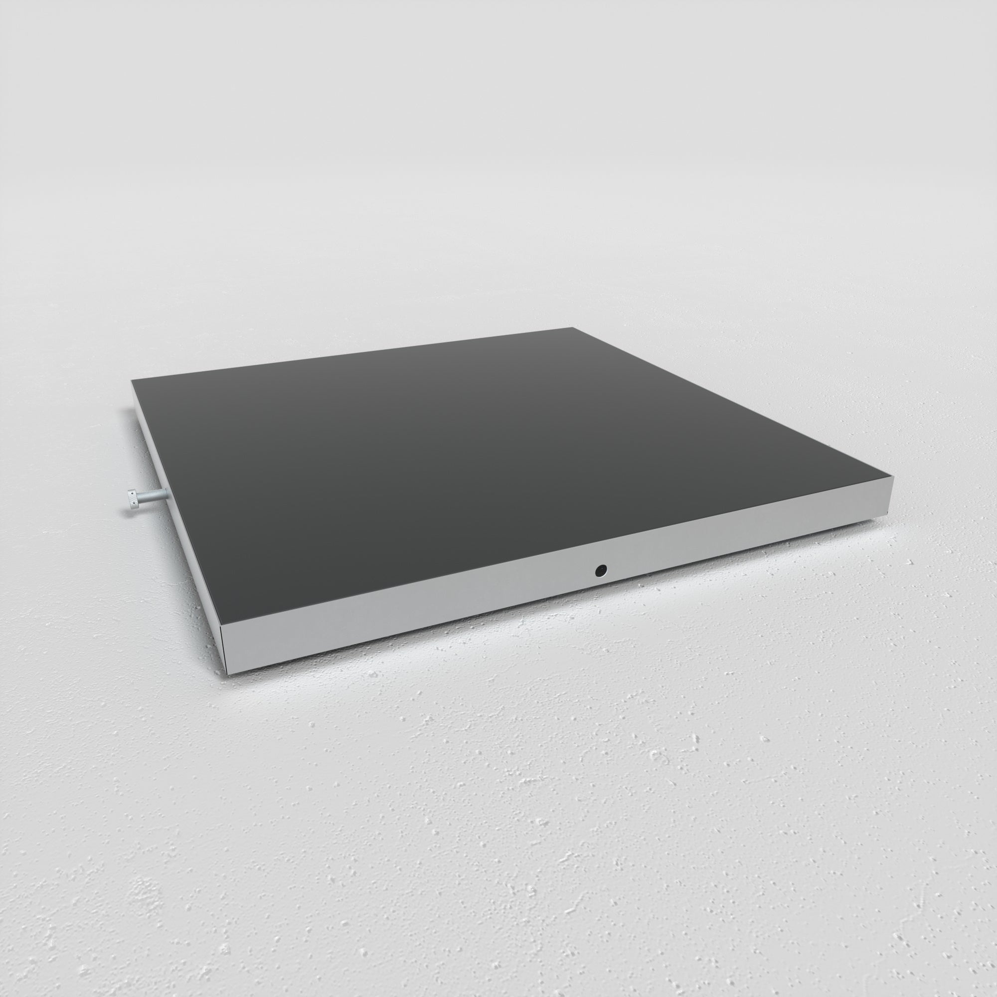 Modulap Bodeninlay in der Farbe schwarz mit den Maßen 945x945 mm