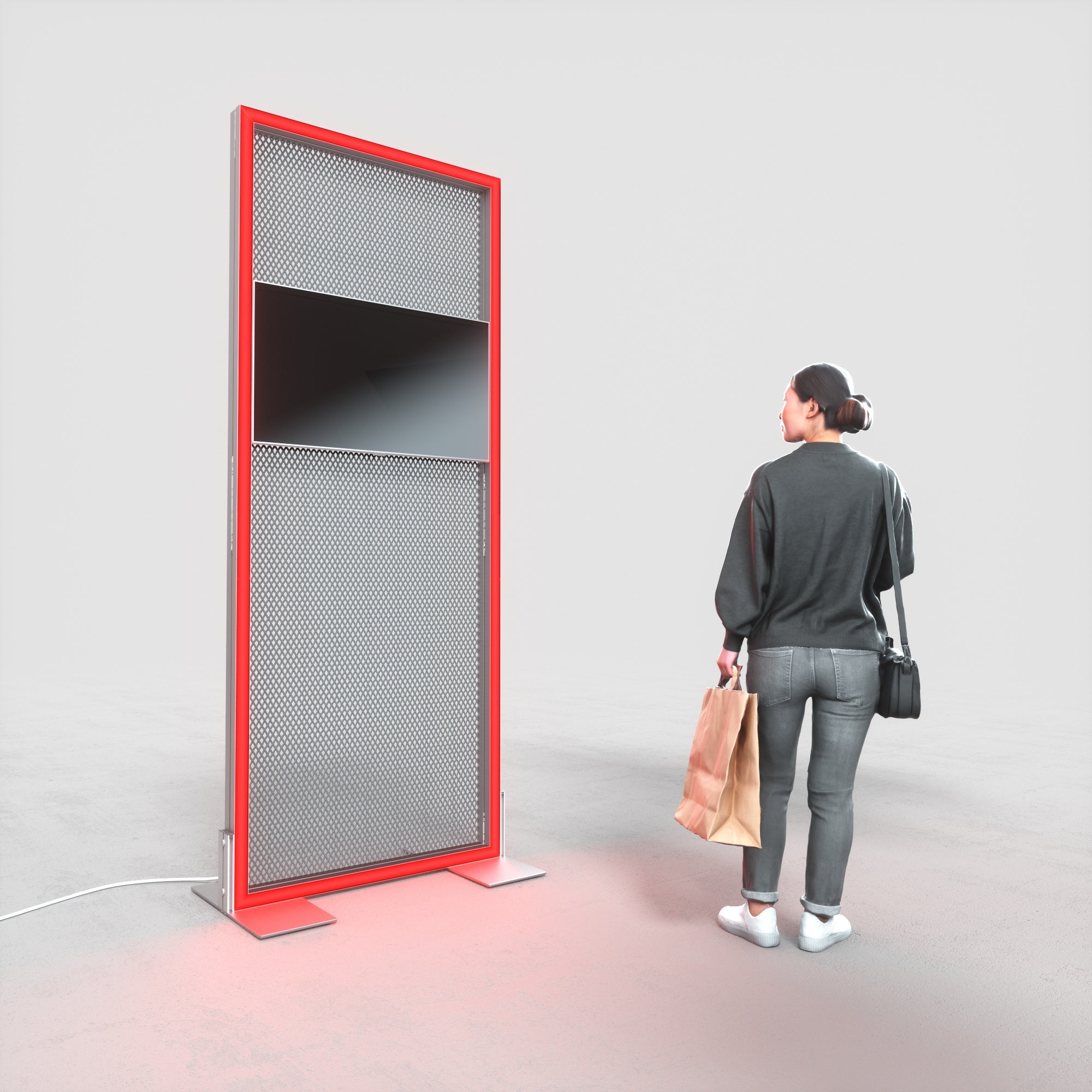 Modulap BigFoot Fußplattenset unter einem Lightfame