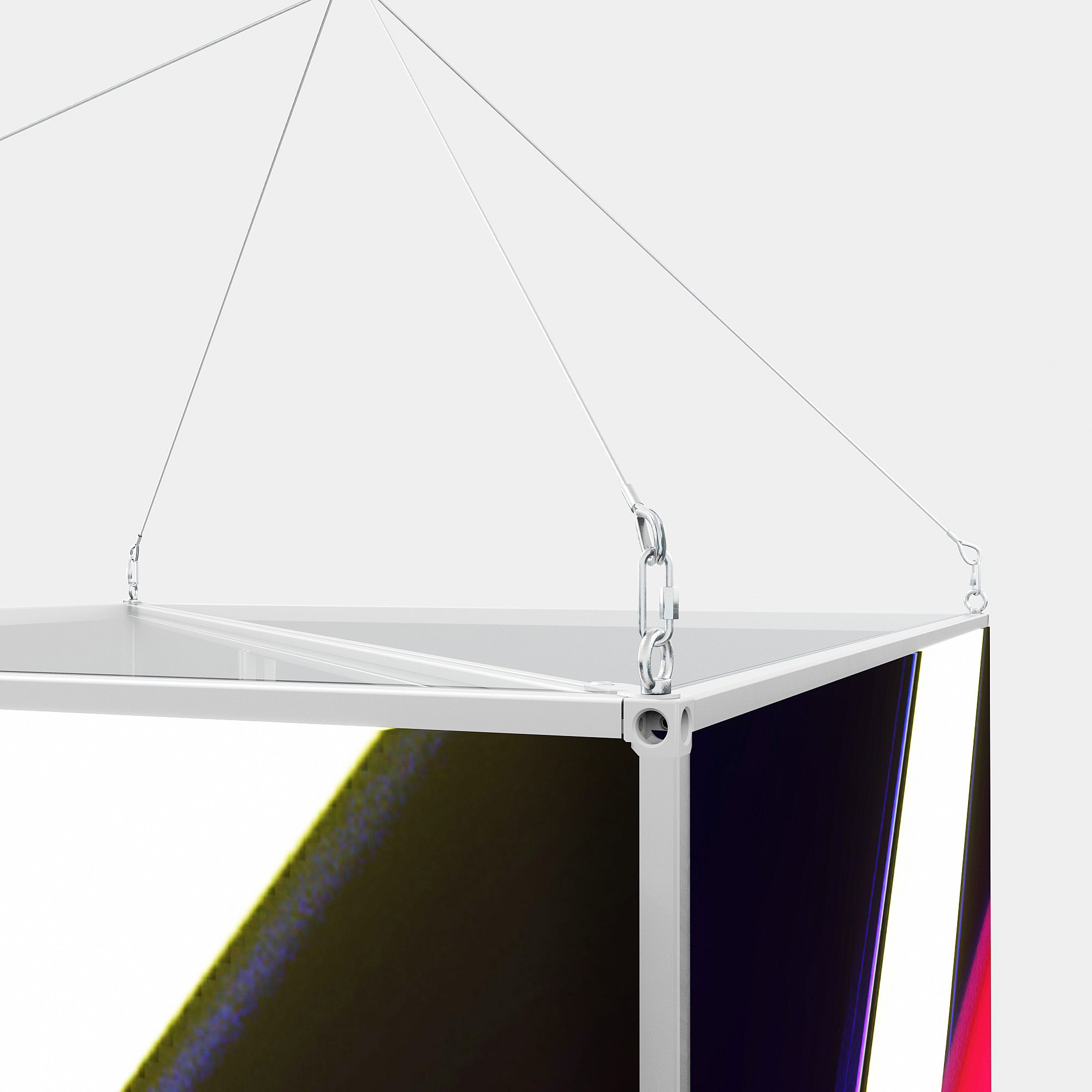 Modulap Seilset AP 20 wird für eine Cube Abhängung genutzt